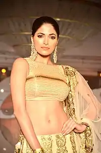 Parvathy Omanakuttan lors du défilé SNDT Chrysalis en 2012.