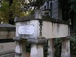 Tombe de Molière, au cimetière du Père-Lachaise.