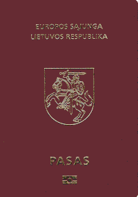 Couverture d'un passeport lituanien