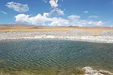 Vue à proximité du col, sur le versant argentin.