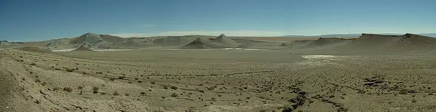 Montagnes vues du côté chilien du Paso de Sico