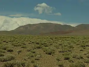 Côté argentin près du Paso de Sico