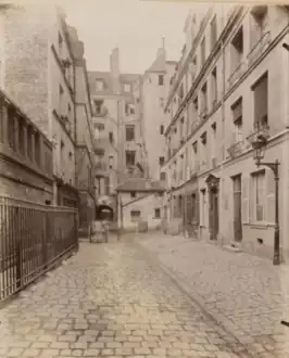 Passage Saint-Pierre (donnant rue Saint-Paul) vers 1900.