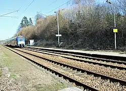 Passage d'un TER Lille-Rouen en février 2019.