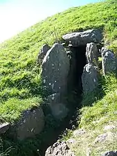 Passage d'entrée à Bryn Celli Ddu