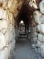 Casemates de l'enceinte cyclopéenne de Tirynthe.