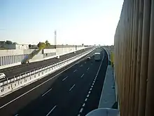 Une autoroute en Italie