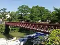 Passerelle sur le Canal du Midi construite pour permettre à un gradé militaire de rejoindre discrètement sa maîtresse.