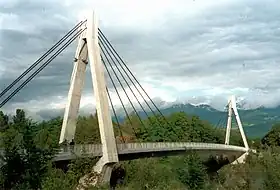 Passerelle de Meylan sur l'Isère.