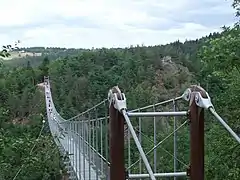 La passerelle et le belvédère