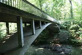 Passerelle dans le parc d'Osseghem