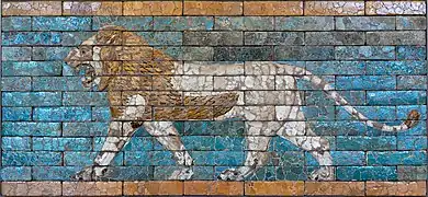Lion marchant,Babylone