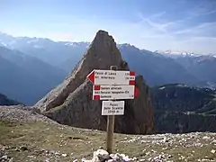 Le passo delle Scalette.