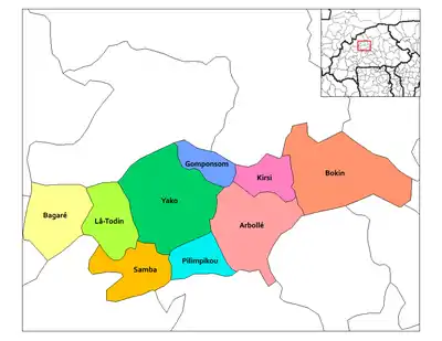 Localisation de Bagaré