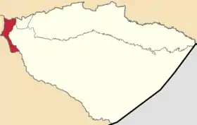 Localisation de Canton de Mera