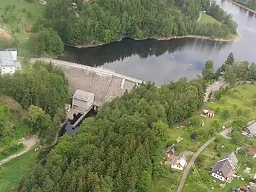 Le barrage de Pastviny