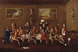 Une Punch Party à Florence (1760)