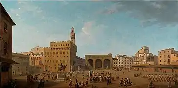 Vue de la Piazza della Signoria