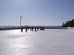 La patinoire extérieure
