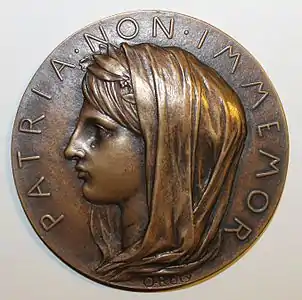 Médaille du 25e anniversaire de la Troisième République.