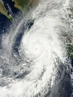 Patricia le 23 octobre à 17 h 30 UTC.