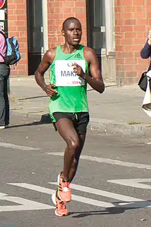 Patrick Makau bat le record du monde en 2011.
