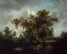 Patrick Nasmyth - Paysage avec un étang