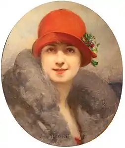 Dame au chapeau rouge, Avignon, musée Louis Vouland.