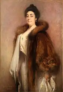 Portrait de Mme Loubet, collection particulière, Montélimar, musée de la Miniature.