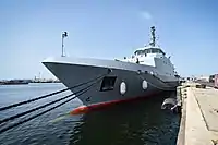 À la base navale amiral Faye Gassama de Dakar en 2017.