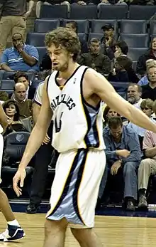 Pau Gasol sous le maillot des Grizzlies