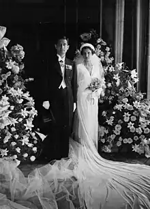 Mariage d'Aliki Diplarakou avec l'industriel français Paul-Louis Weiller (Paris - 1932)