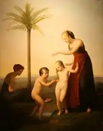 Paul et Virginie dans leur enfance (Salon de 1814), Alençon, musée des Beaux-Arts et de la Dentelle.