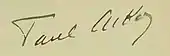 signature de Paul Acker