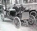 Paul Baras,premier ex-æquo del'édition 1904sur Darracq 100hp.