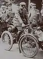 Baras vainqueur du Paris-Boulogne-sur-Mer 1899, catégorie motocycle.