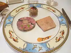 Dodine de canard et foie gras.