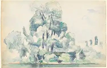 Les berges de la Seine à Médan, (1880-1885, collections de la National Gallery of Art).