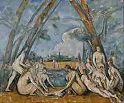 Paul Cézanne,Les Grandes Baigneuses, 1900-1906