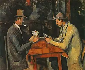 Paul Cézanne,  Les Joueurs de cartes (1892)