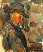 Paul Cézanne, Autoportrait au chapeau (1890-1894)