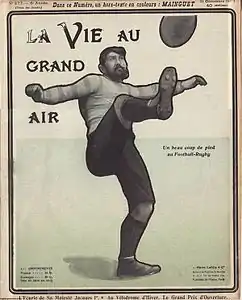 Le 31 décembre 1903 (no 277), Paul Dedeyn du Racing Club de France (avec détourage).