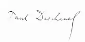Signature de Paul Deschanel