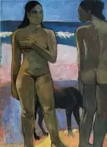 Paul Gauguin, Deux nus sur une plage de Tahiti, 1892