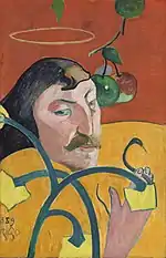 Paul Gauguin, Autoportrait avec halo, 1889