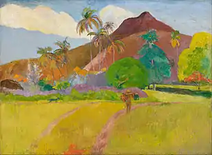Paul Gauguin, Montagne tahitiennes (1891)