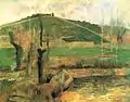 Paul Gauguin,Vue de la Montagne Sainte-Marguerite depuis Pont-Aven en contrebas (1888)