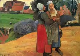 Paysannes bretonnes de Paul Gauguin (1894))
