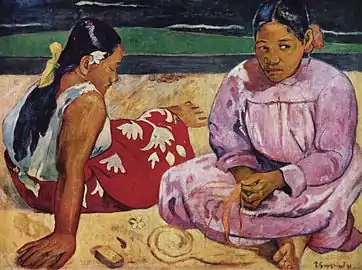 Femmes de Tahiti, ou Sur la plage, Paul Gauguin, 1891.