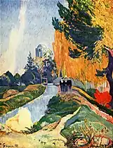 Les Alyscamps de Paul Gauguin (octobre 1888)